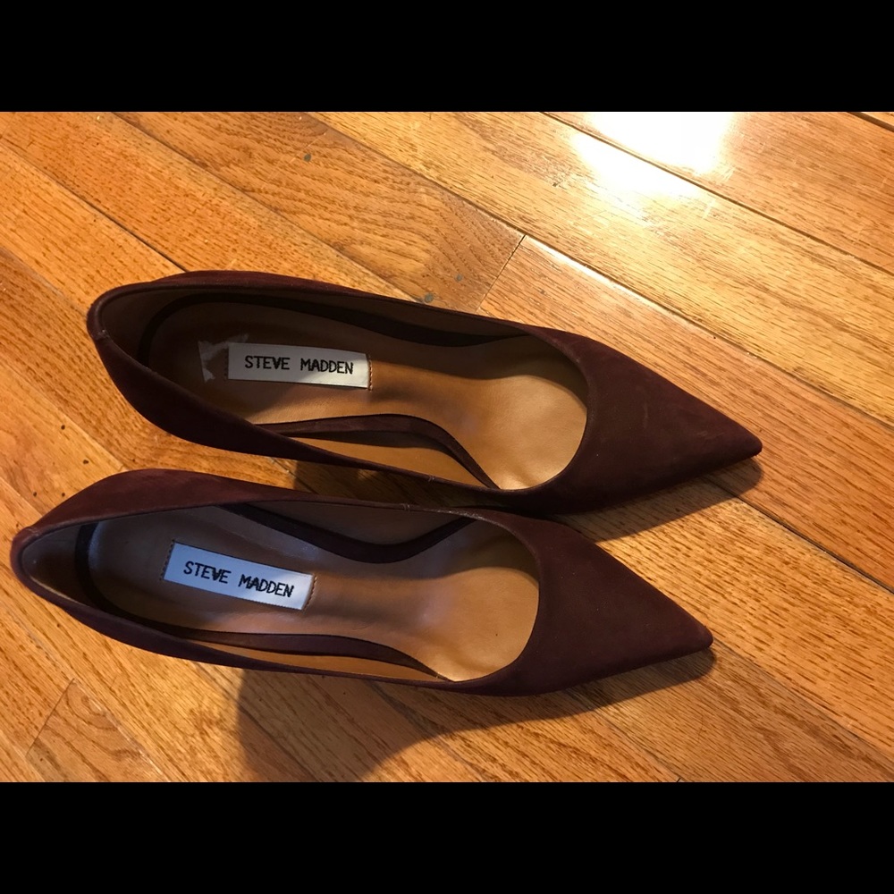 Steve Madden Block Heels Worn Once